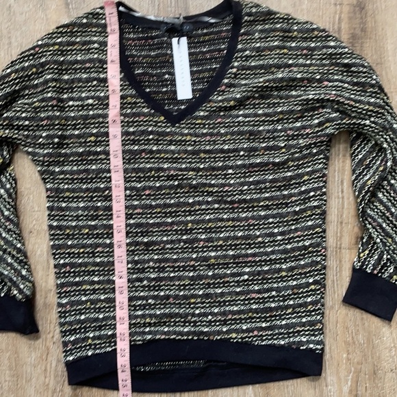 COPY - Sanctuary Black Metallic V Neck Sweater XS - Picture 7 of 8